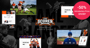 TopScorer – Sport WordPress Layout