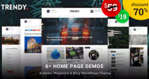 Trendy Pro – Ein WordPress Blog News Magazine Thema
