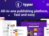 Typer - Erstaunliches Blog- und Multi-Author-Publishing-Thema