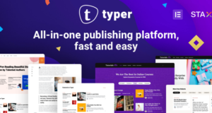 Typer – Erstaunliches Blog- und Multi-Author-Publishing-Thema