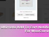 Ultimative Benachrichtigung zum Hinzufügen zum Warenkorb für WooCommerce