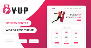 VUP – Fitness Center WordPress Layout