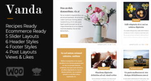 Vanda – Kreatives Blog / Magazin WordPress Template