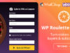 WP Roulette Wheel - Drehen Sie, um WooCommerce Coupons zu gewinnen