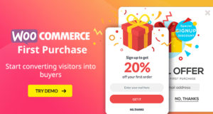 WooCommerce First Purchase Rabattaktion – Popup abonnieren – Coupon-E-Mails