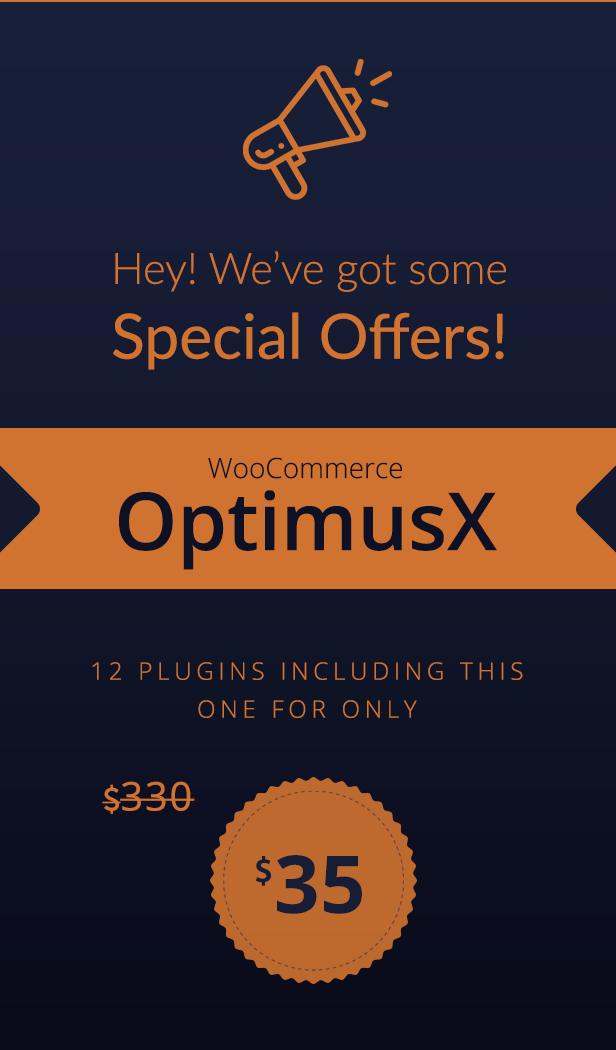 WooCommerce OptimusX Angebot