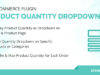 WooCommerce Produktmenge Dropdown Plugin