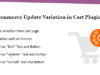 WooCommerce Update Variationen im Cart Plugin