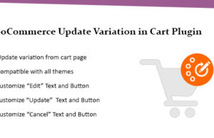 WooCommerce Update Variationen im Cart Plugin