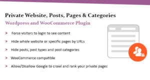 WordPress Private Website Plugin – Beiträge und Kategorien ausblenden