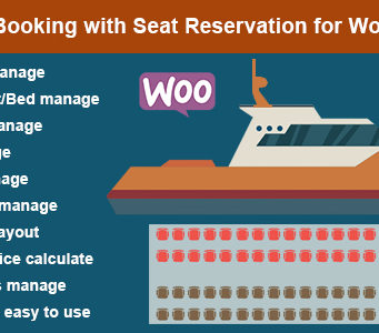 Yachtbootbuchung mit Sitzplatzreservierung für WooCommerce