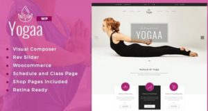 Yogaa – Gesunde Schönheit WordPress Layout