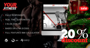 YourFitness – Sport WordPress Layout für Fitness Club oder Fitnessstudio