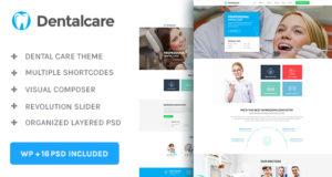 Zahnpflege: Medizin – Zahnarzt – Gesundheit WordPress Layout