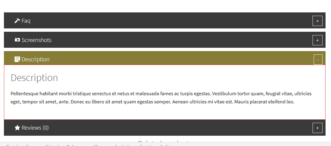 Zusätzliches Plugin für benutzerdefinierte Produktregisterkarten - Manager für Produktregisterkarten - 1