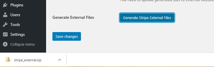 WooCommerce Stripe Externer Admin-Bildschirm 3