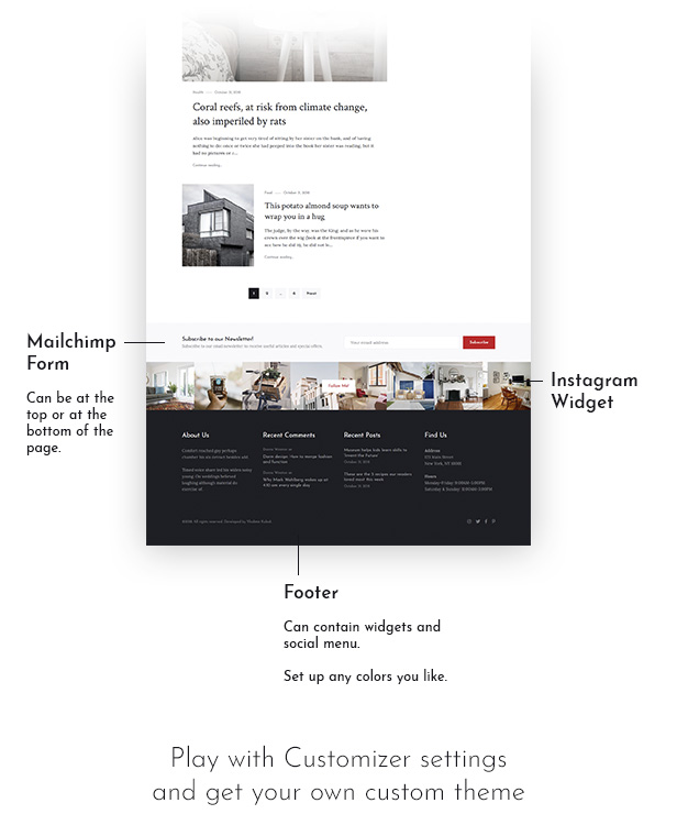 Melina - Persönliches Blog & Magazin WordPress Theme - 4
