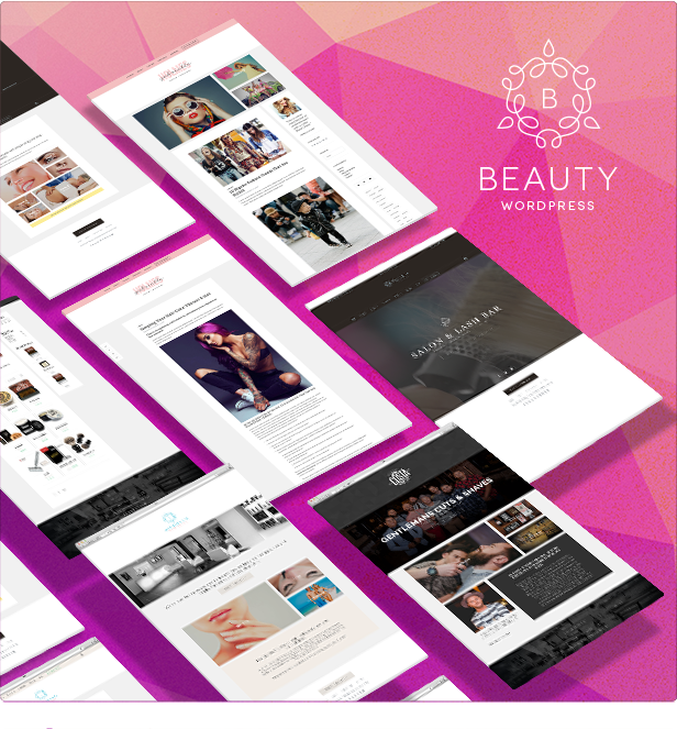 WP Beauty WordPress Theme - Day Spa, Salon, Friseurladen, Modeblog & mehr - 1