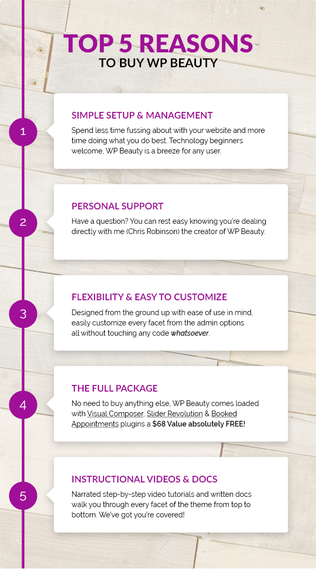 WP Beauty WordPress Theme - Day Spa, Salon, Friseurladen, Modeblog & mehr - 2
