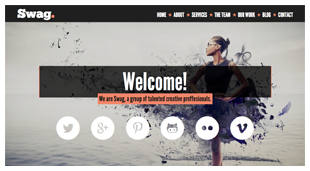 Swag - One Page Parallax WordPress Theme - 3