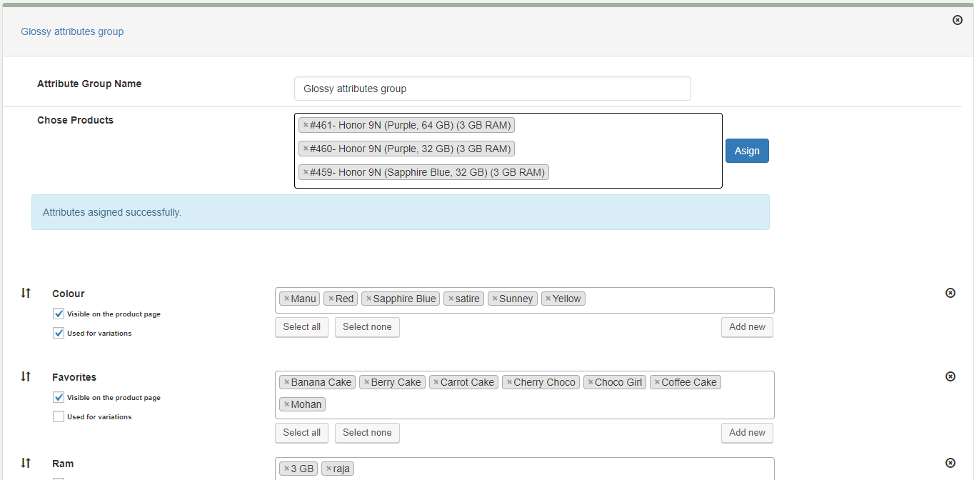 Gruppierte WooCommerce-Attribute - 5