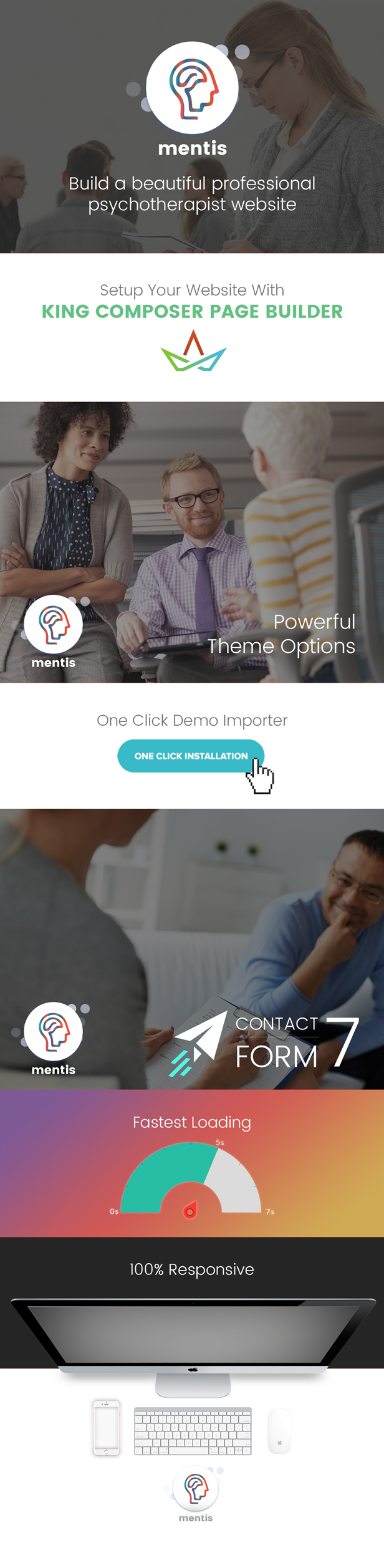 Psychologe - WordPress Theme Mentis für Therapeuten, Psychiater und Lebensberater - 3