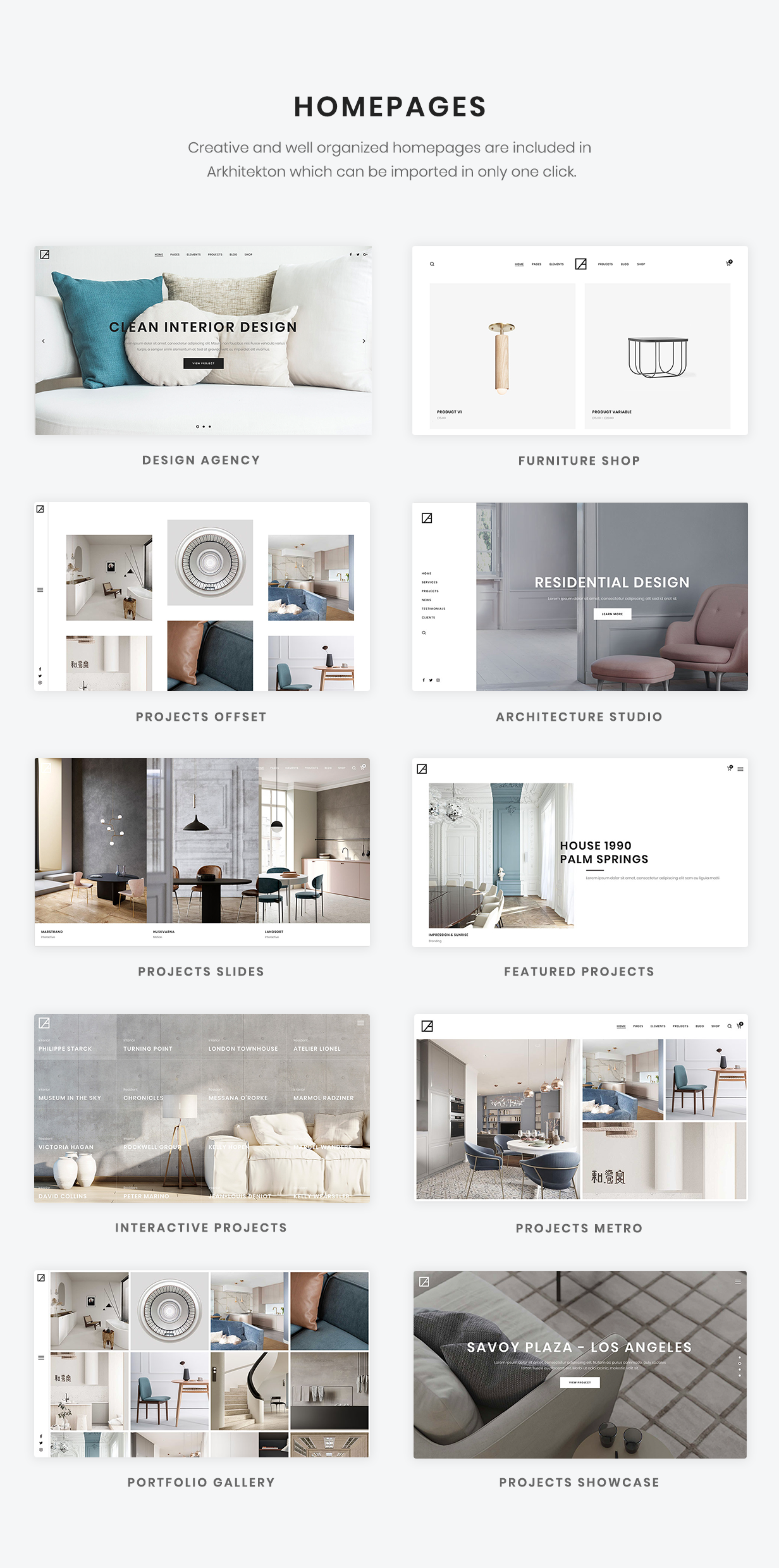 Arkhitekton - Moderne Architektur und Innenarchitektur WordPress Theme