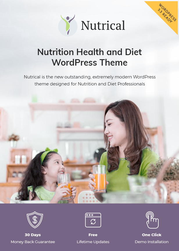 Ernährungs-WordPress-Theme