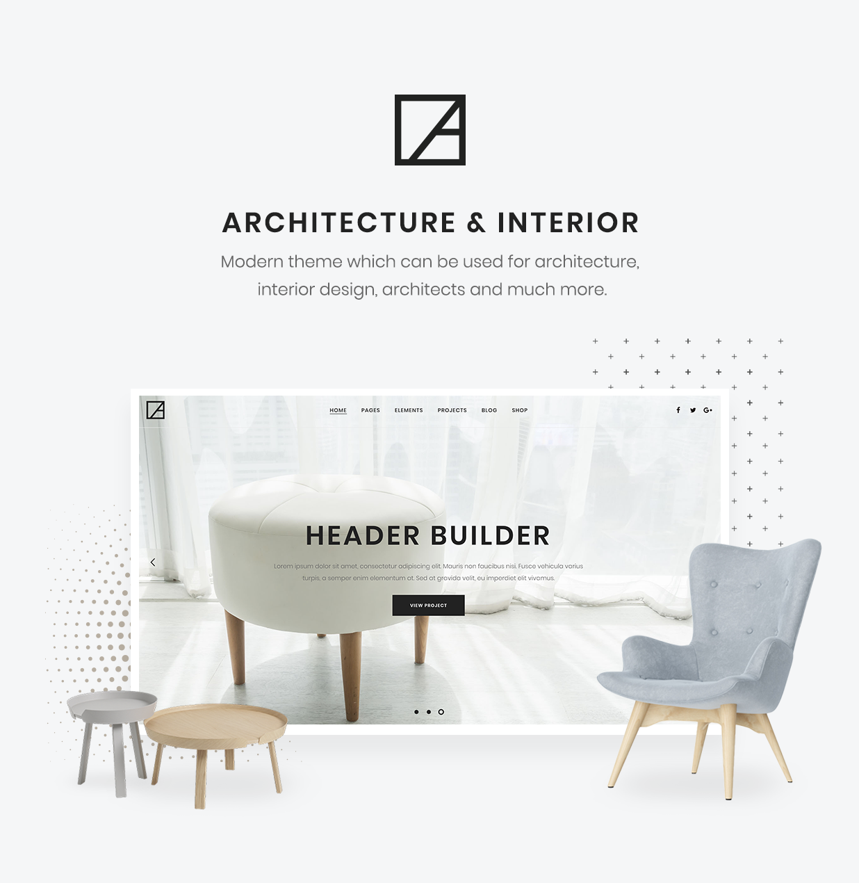 Arkhitekton - Moderne Architektur und Innenarchitektur WordPress Theme