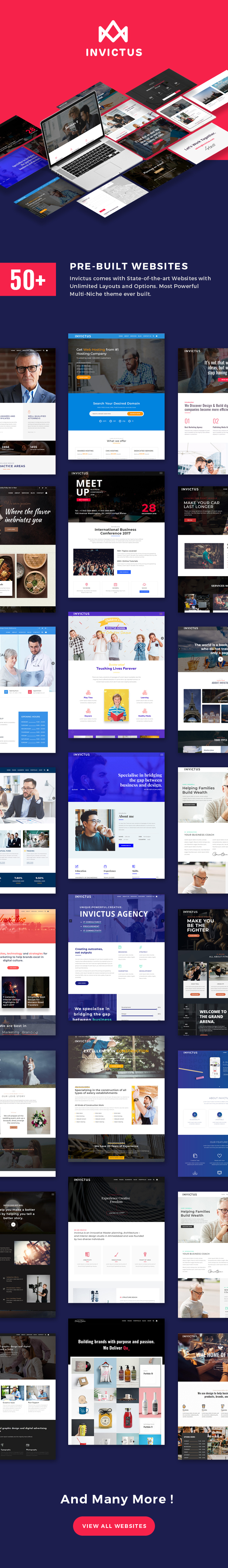 Invictus - Kreatives Mehrzweck-WordPress-Theme - 4