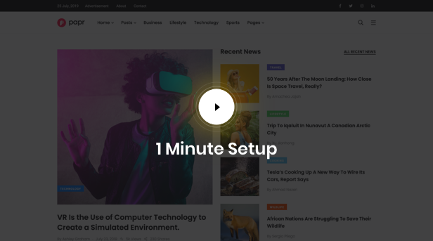 Nachrichtenmagazin Papr - Nachrichtenmagazin WordPress Theme - 16