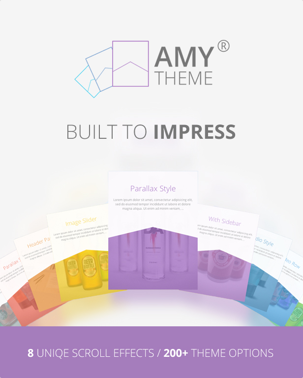AMY - Kreatives Mehrzweck-WordPress-Theme - 2