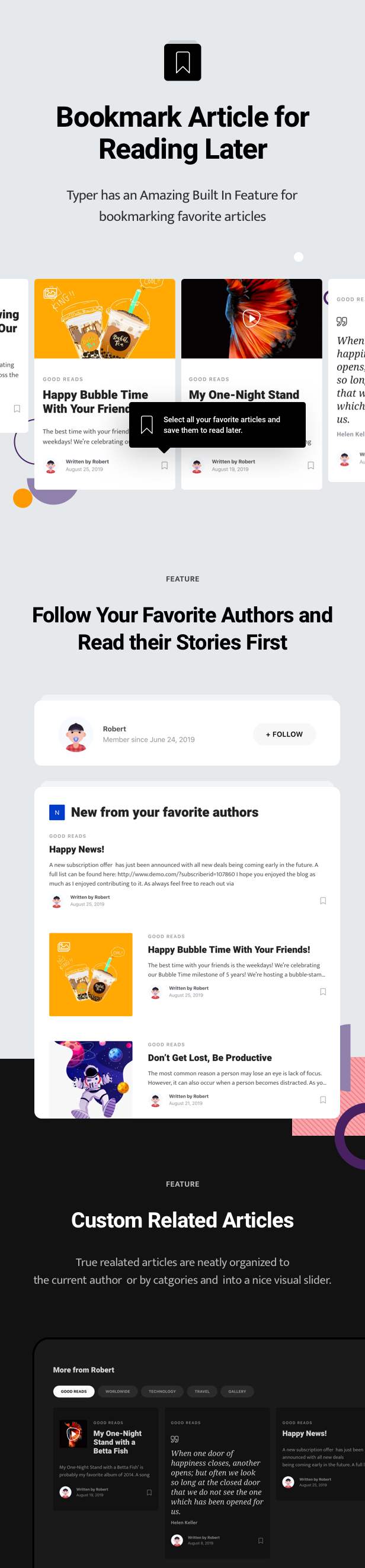 Typer - Erstaunliches Blog- und Multi-Author-Publishing-Thema - 8
