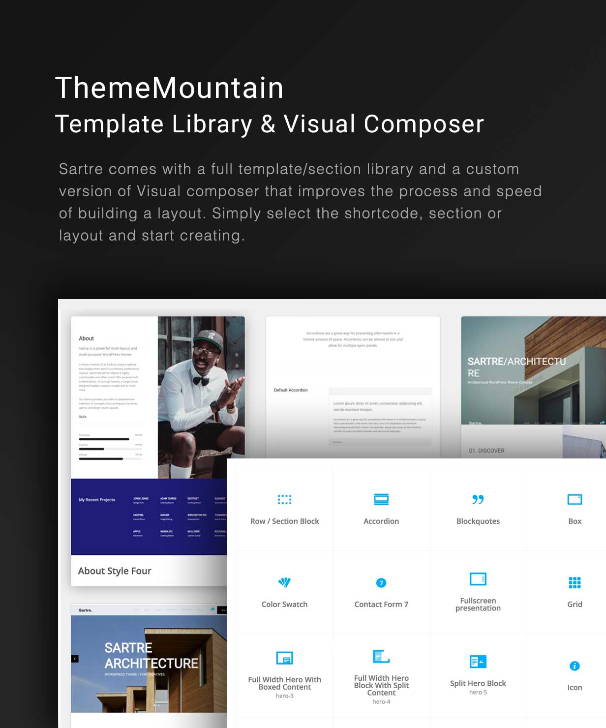 Sartre - Responsive Mehrzweck-WordPress-Theme für Kreative - 5