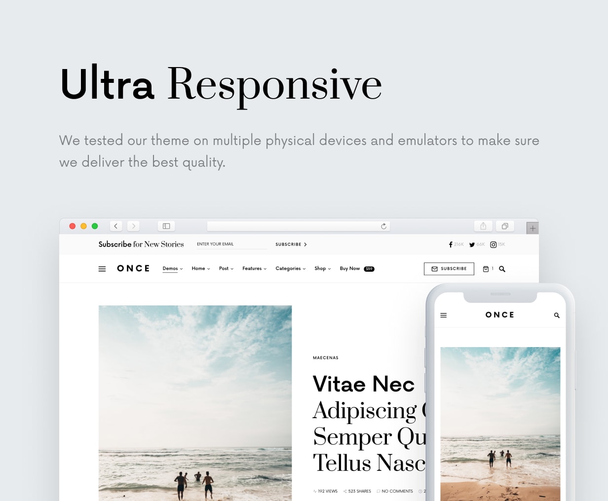 Einmal - Sauberes und elegantes WordPress-Blog-Thema - 44