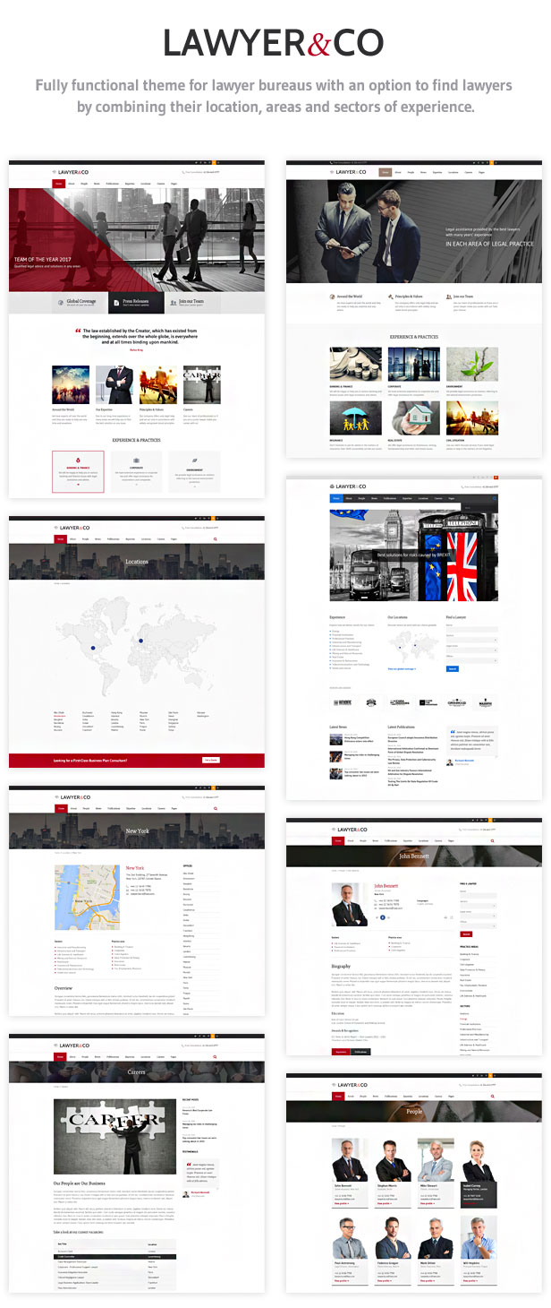 WordPress-Theme Anwaltsbüro
