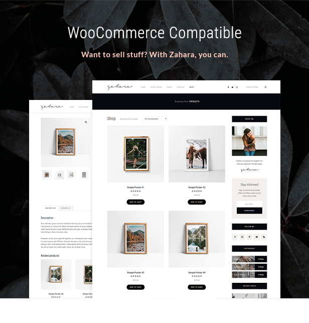 Zahara - Ein WordPress Blog & Shop Thema - 5