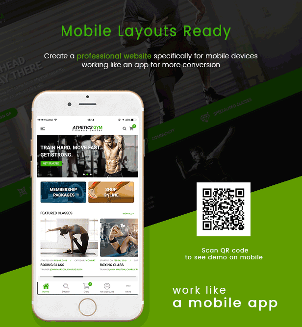 Athetics - Professionelles Fitnessstudio Fitness WordPress Theme