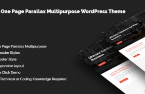 Anza One Page Parallax Mehrzweck-WordPress-Template
