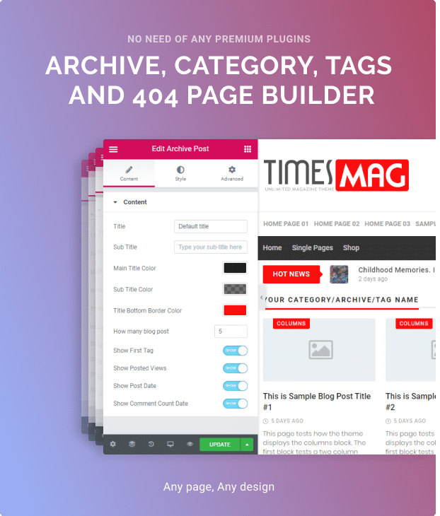 Sirene - Nachrichtenmagazin Elementor WordPress Theme - 7