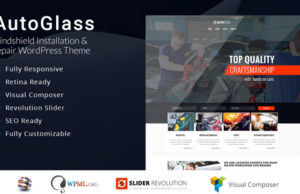 AutoGlass – Installation und Reparatur von WordPress-Themes für Windschutzscheiben