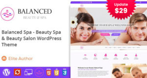 Balanced Spa – Salon, Spa WordPress-Thema