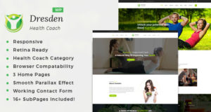 Dresden – WordPress Vorlage für Fitness und Life Coaching Website