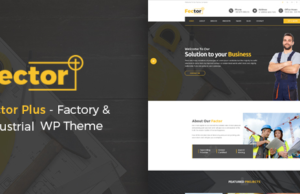 Fector Plus – Factory & Industrial WordPress Vorlage
