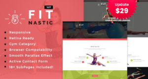 Fitnastic | Gym & Fitness WordPress Vorlage
