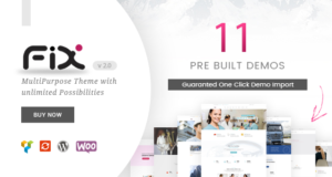 Fix – Responsive Mehrzweck-WordPress-Vorlage