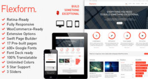 Flexform – Retina Responsive Multi-Purpose Template