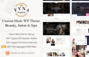 Fyna – Schönheitssalon und Spa WordPress Template