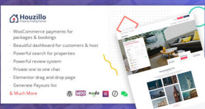 Houzillo – Buchungen und Vermietung WordPress Layout