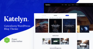 Katelyn | Kreatives Gutenberg Blog WordPress Layout